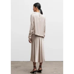 Bluser & Skjorter^Ahlvar Gallery Faye silkebluse Beige