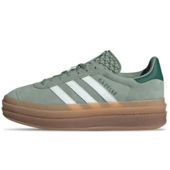 Sneakers<Adidas Fed Sølv Hvid Sneakers Gazelle Grøn