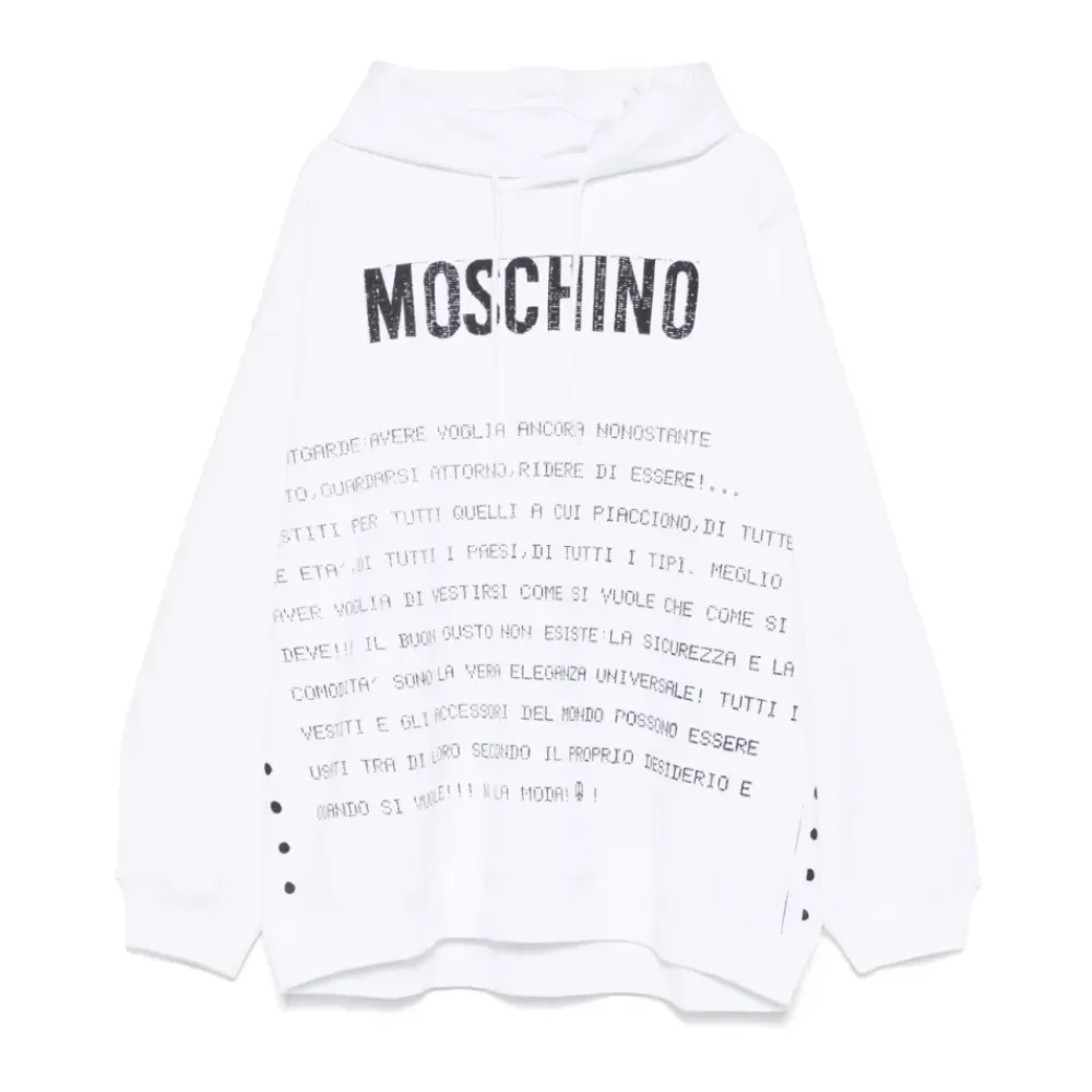 Trøjer^Moschino Felpa Hvid