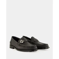 Loafers^Fendi FF Metal Loafers Sort