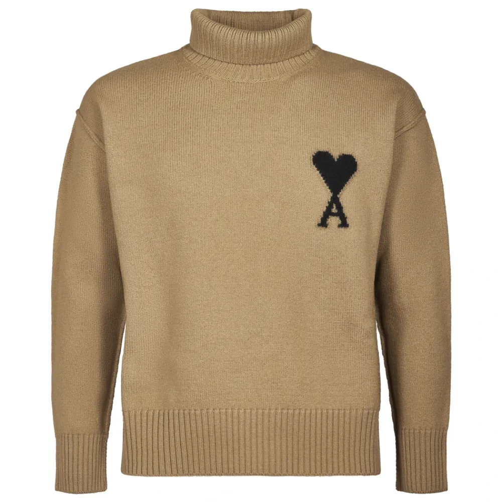 Strik^Ami Paris Filtede Sweaters Brun