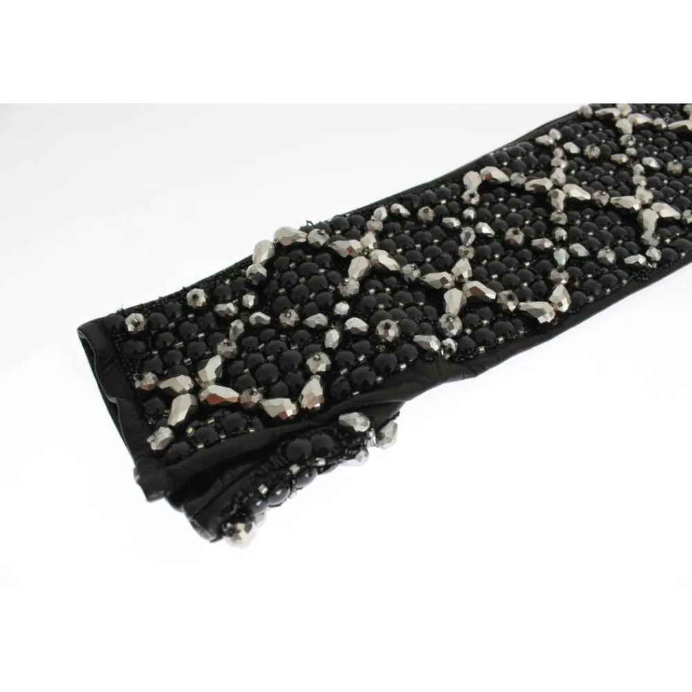 Handsker<Dolce & Gabbana Fingerløse Albuelange Handsker Sort