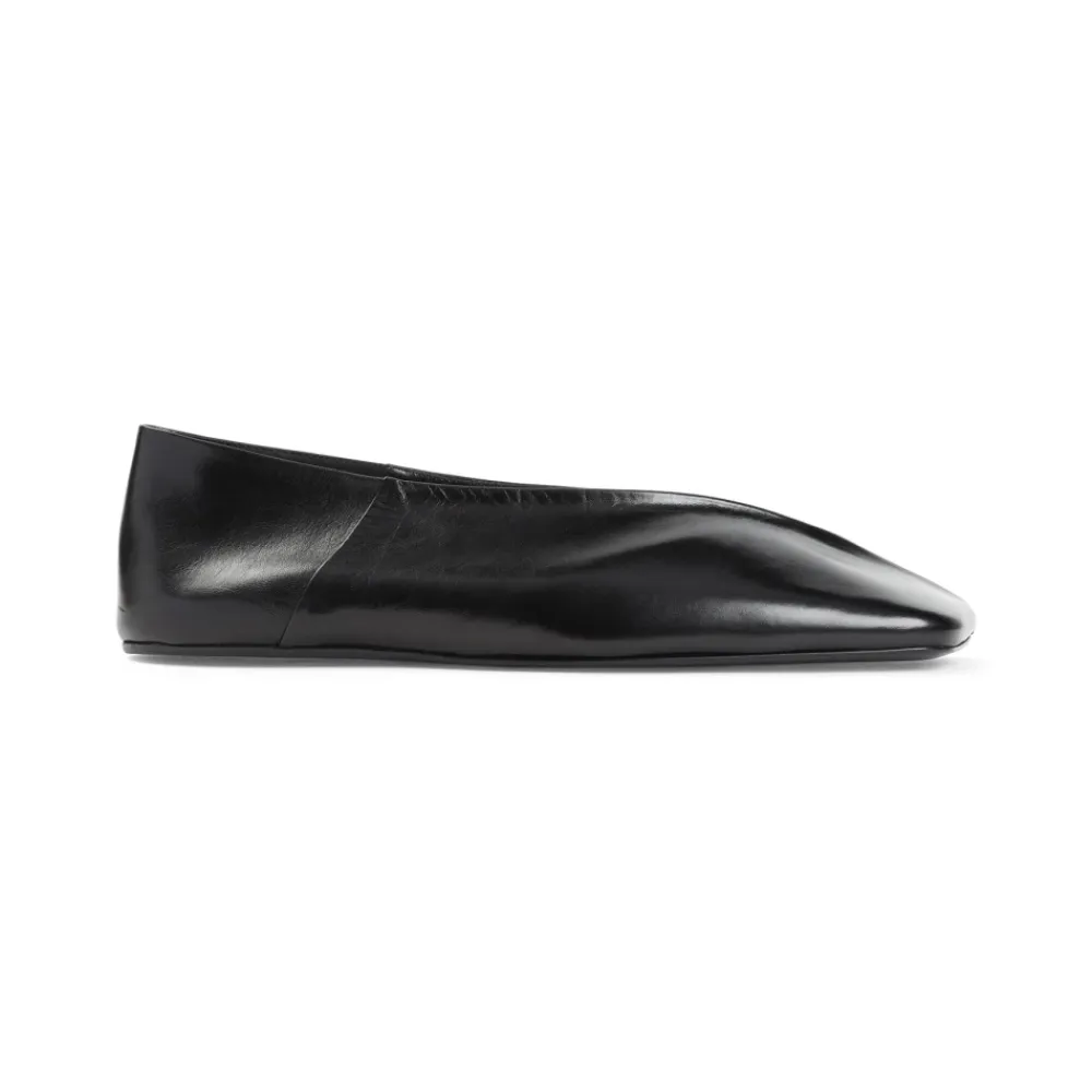Ballerina Sko^Jil Sander Firkantede Ballerina Sko Sort