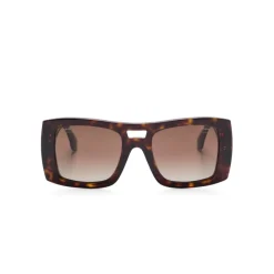 Solbriller<Chanel Firkantede solbriller Brun