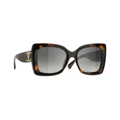 Solbriller<Chanel Firkantede solbriller Brun