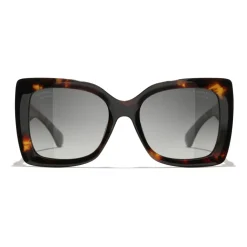 Solbriller<Chanel Firkantede solbriller Brun