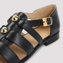 Sandaler<Valentino Garavani Fisherman Studshield Sandaler Sort