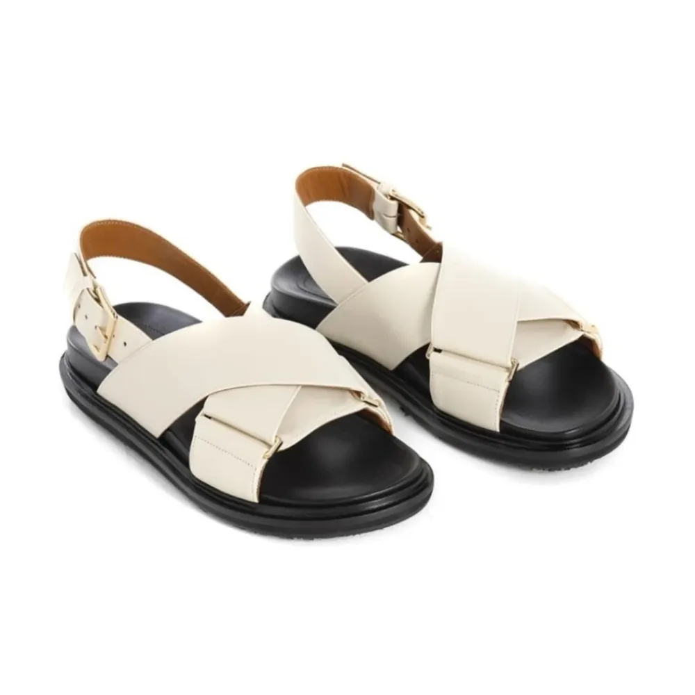 Sandaler<Marni Flade sandaler Hvid
