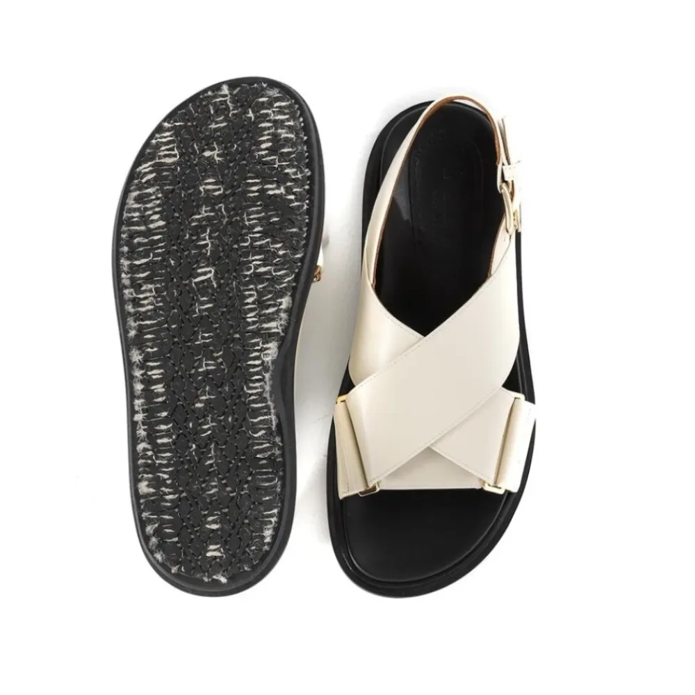 Sandaler<Marni Flade sandaler Hvid