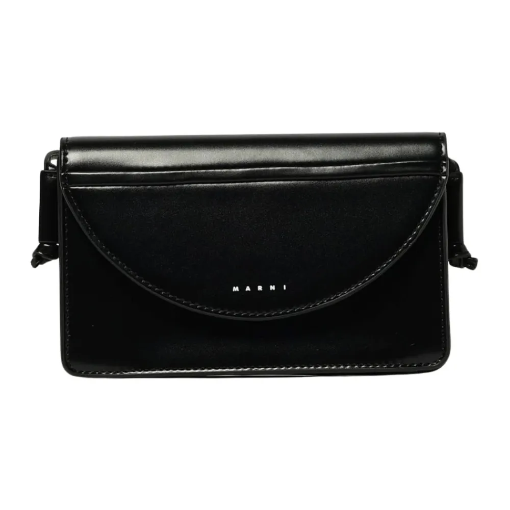 Tasker^Marni Flap Håndtaske Sort