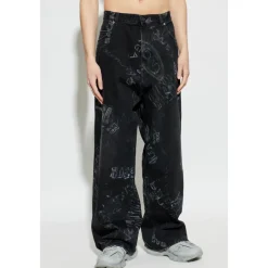Jeans^Balenciaga Flared Jeans Sort