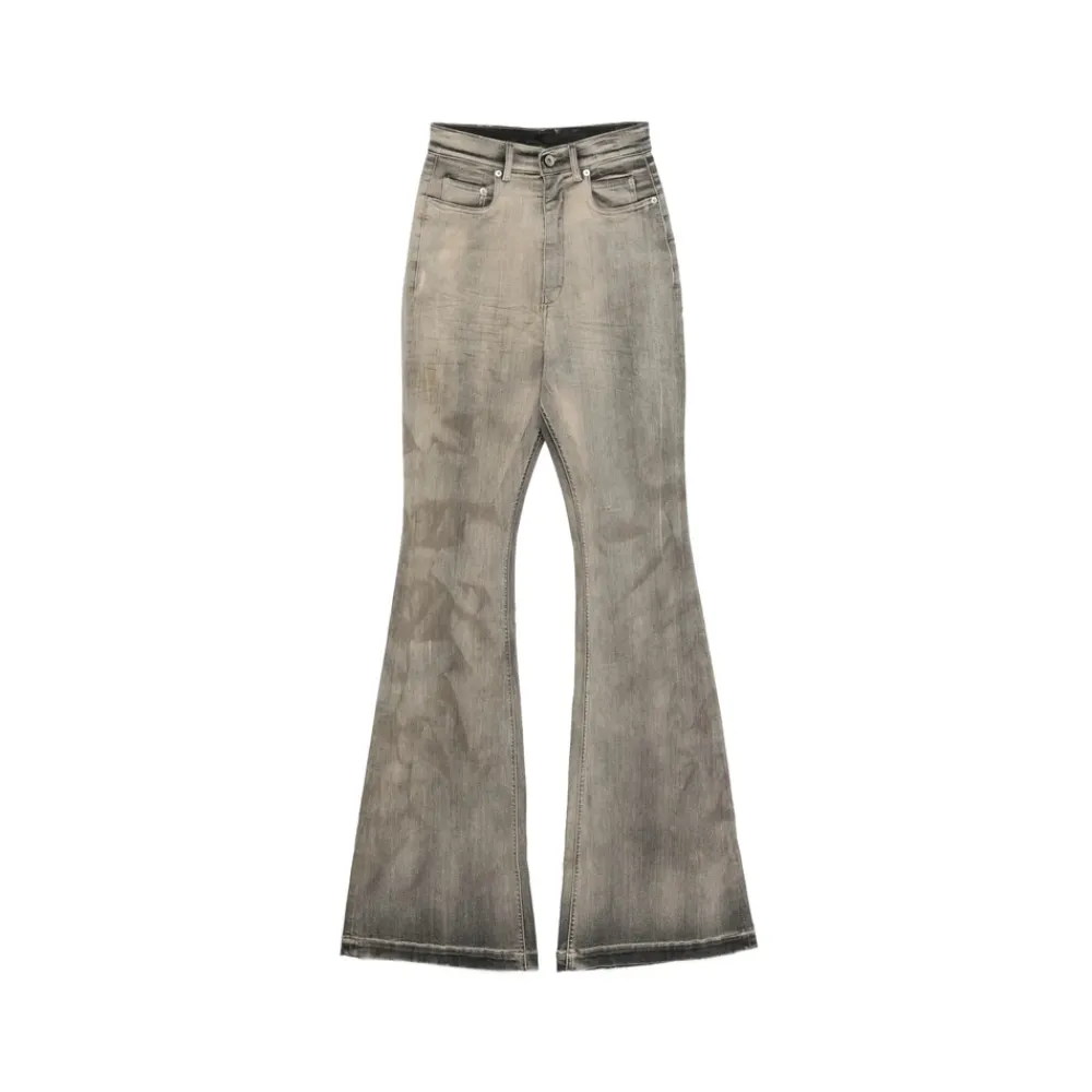 Jeans^Rick Owens Flared Jeans Grå