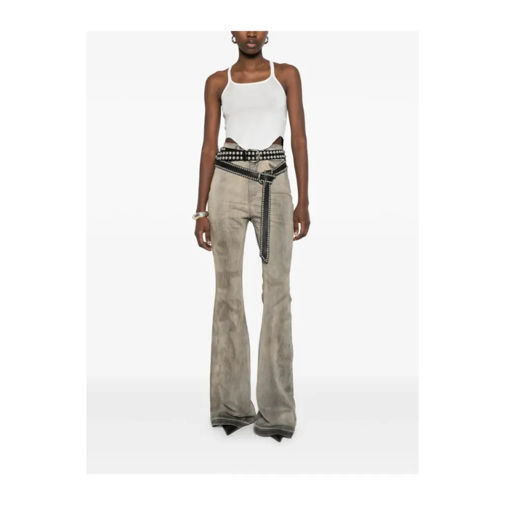 Jeans^Rick Owens Flared Jeans Grå