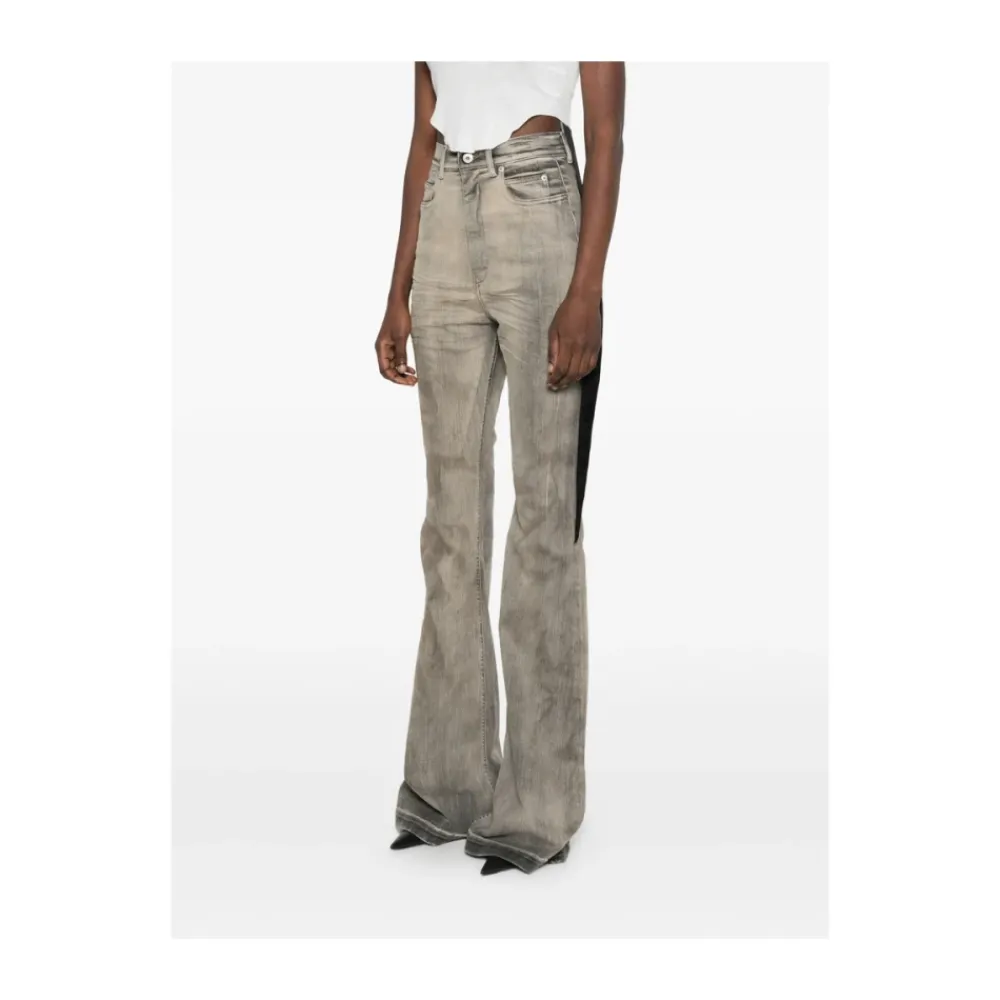Jeans^Rick Owens Flared Jeans Grå