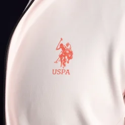 Træningsjakker^U.S. Polo Assn. Fleece Zip-Up Hættetrøje Pink