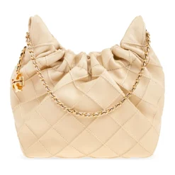 Bæltetasker<Tory Burch Fleming Mini Taske Beige