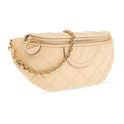 Bæltetasker<Tory Burch Fleming Soft Convertible Bæltetaske Beige