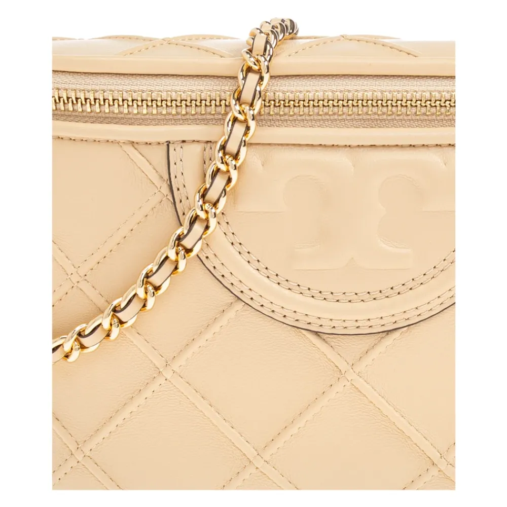 Bæltetasker<Tory Burch Fleming Soft Convertible Bæltetaske Beige