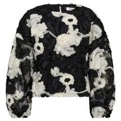 Bluser & Skjorter^Co'Couture FleurCC Bluse Sort