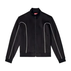 Træningsjakker^Diesel F-locking-od Sweat Jacket Sort