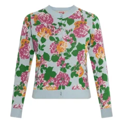 Striktrøjer & Sweatere<Kenzo Floral Embellished Cardigan Multifarvet