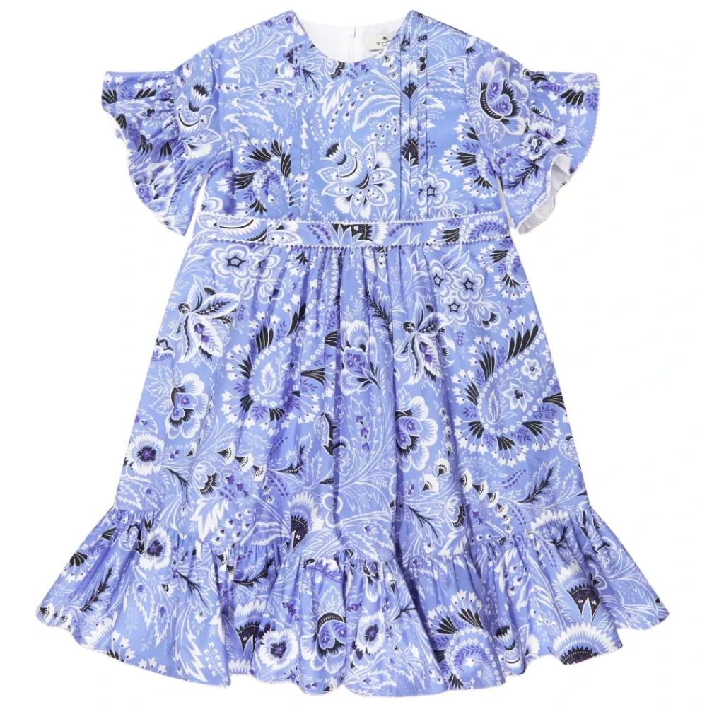 Kjoler & Nederdele^Etro Floral Paisley Kjole Blå