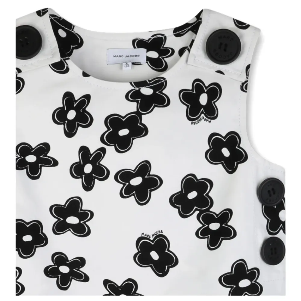 Kjoler & Nederdele^Marc Jacobs Floral Print Button Dress Hvid
