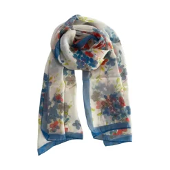 Tørklæder^Borbonese Floral Print Stole Multifarvet