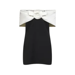 Kjoler<Self Portrait Floral-appliqué Mini Dress Sort
