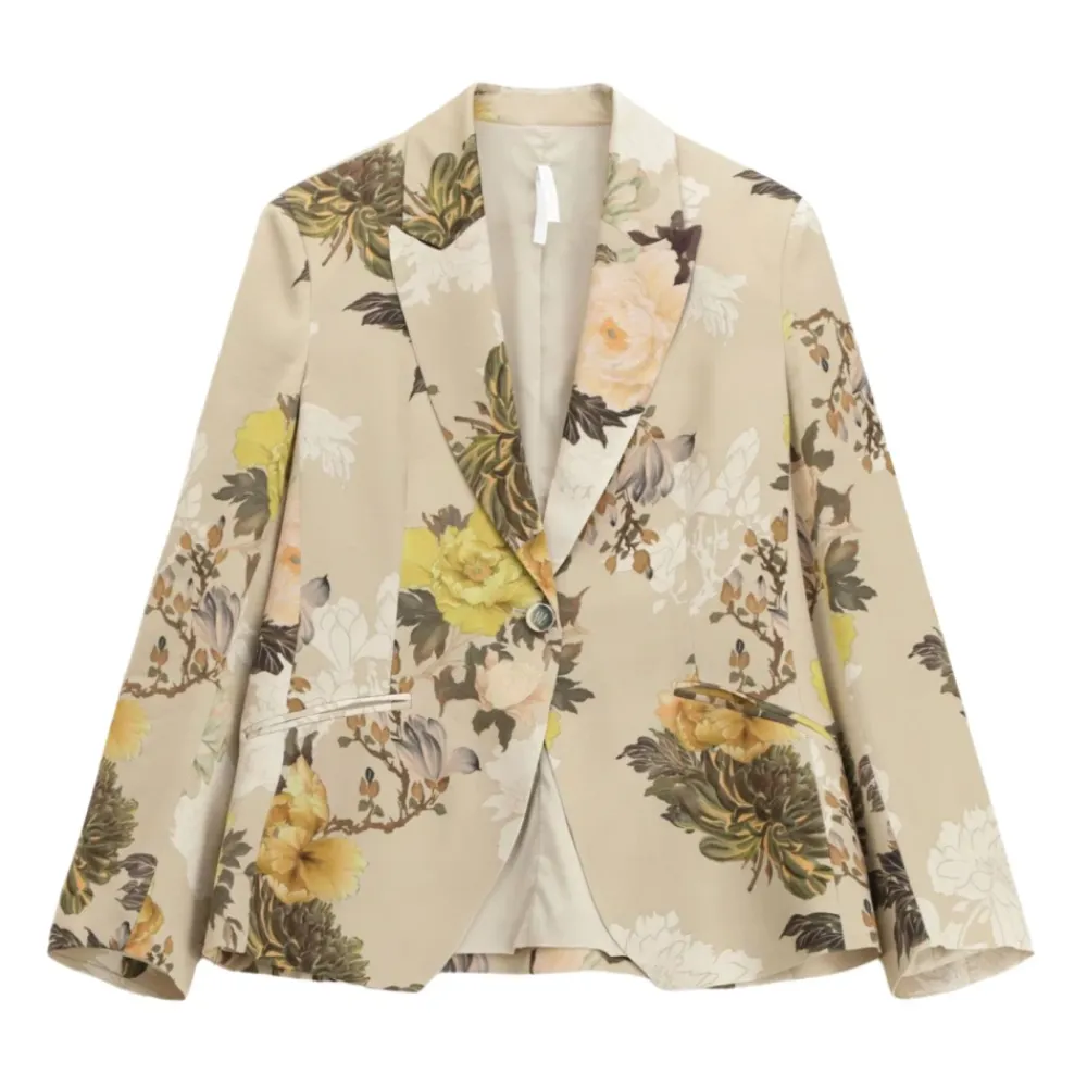 Jakker<Imperial Floral-print Jakke Multifarvet