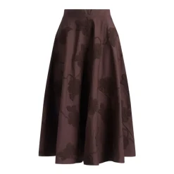 Nederdele<ROTATE Birger Christensen Flower Maxi Skirt Brun
