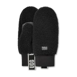 Handsker<UGG Fluff Mitten With Logo Tape Sort