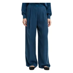 Bukser<Patrizia Pepe Fluid Trousers Blå