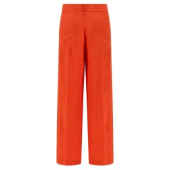 Bukser<NUDE Fluid Viskose Vide Bukser Orange