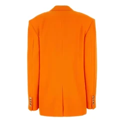 Jakker^Stella McCartney Fluorescerende Viscose Blazer Orange