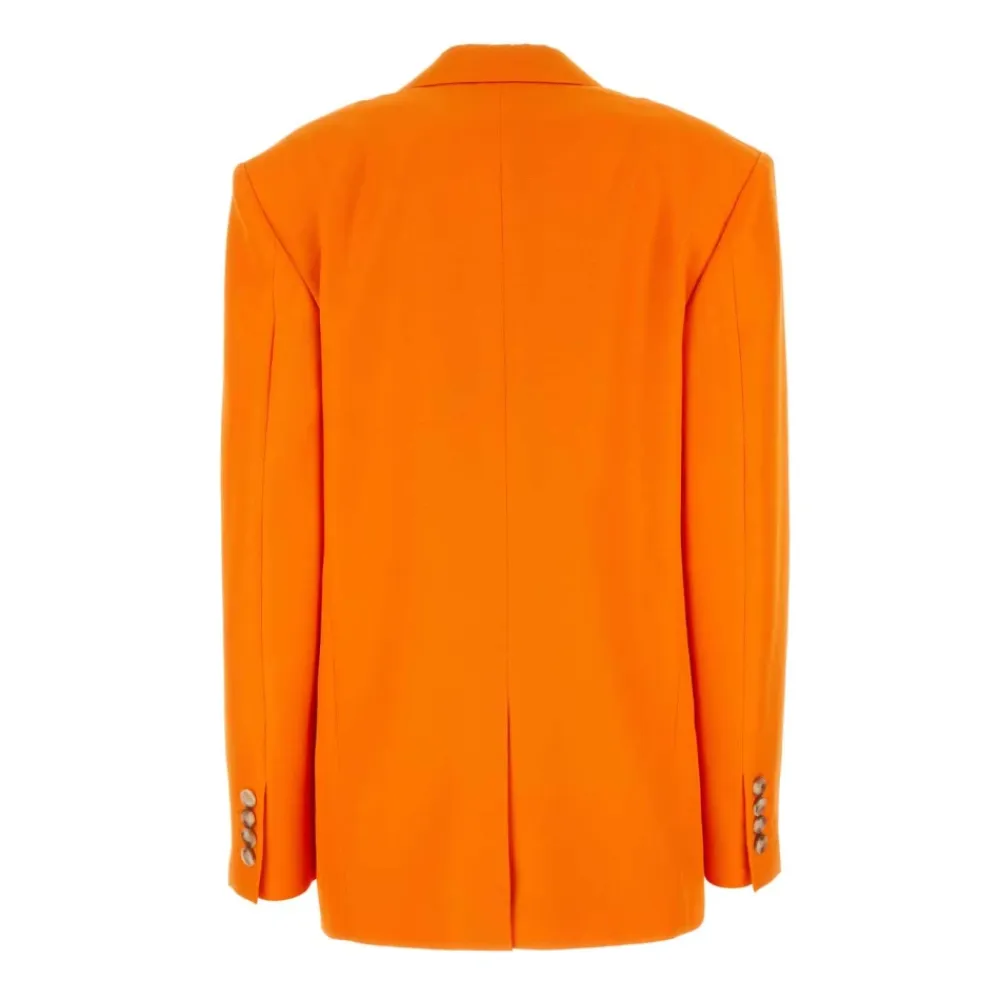 Jakker^Stella McCartney Fluorescerende Viscose Blazer Orange