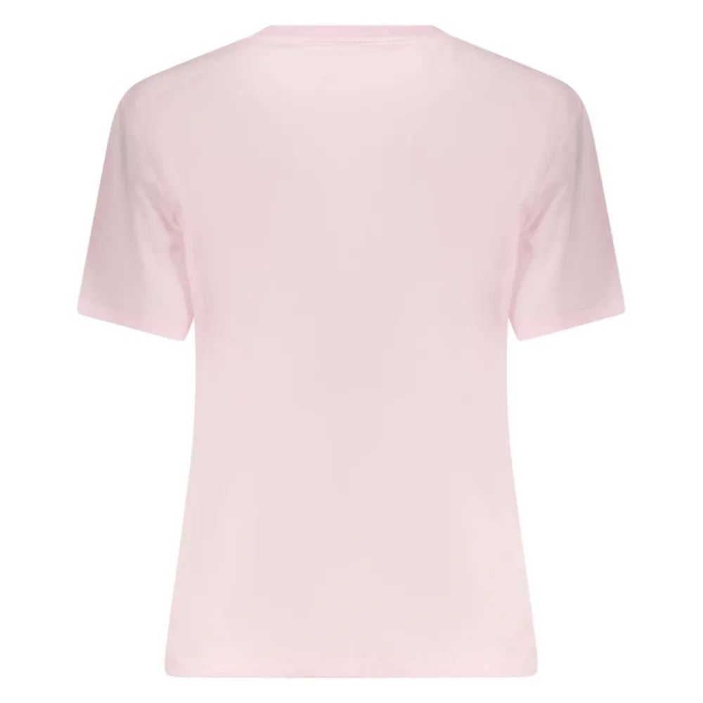 T-Shirts^Calvin Klein Foil Logo Graphic Classic T-Shirt Pink