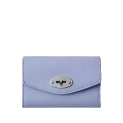 Punge & Kortholder<Mulberry Foldet Multi-Card Pung i Lilac Haze Blå