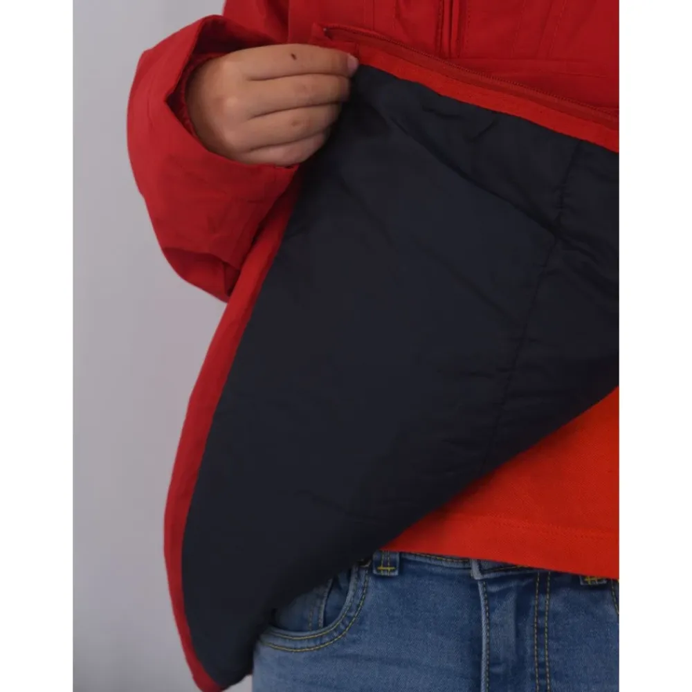 Overtøj<Napapijri Foret Nylon Hættetrøje Rød