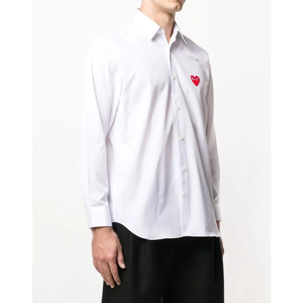 Skjorter^Comme des Garçons Play Formal Shirts Hvid