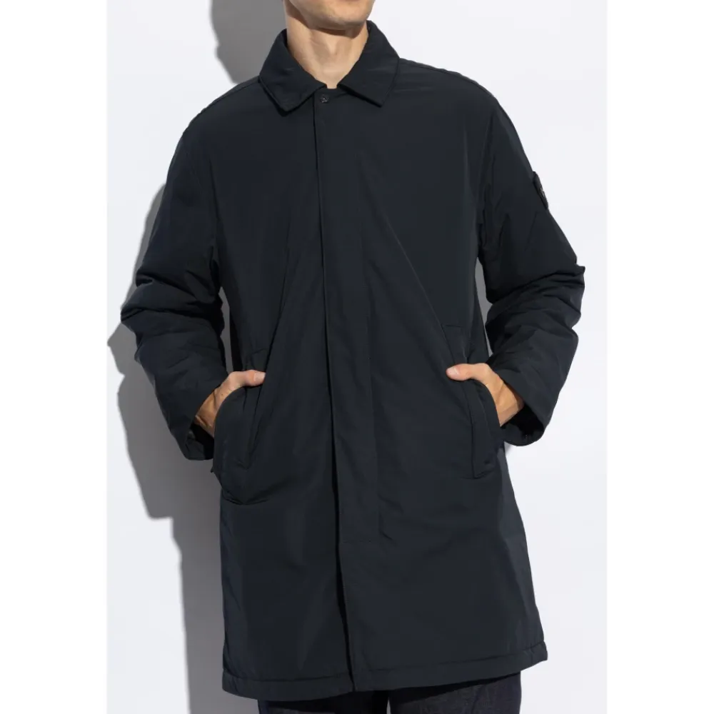 Frakker^Stone Island Frakke med logo Blå