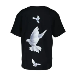 T-Shirts^3.Paradis Freedom Doves T-Shirt Sort