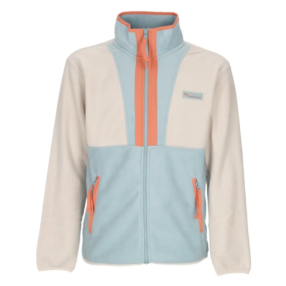 Fleece^Columbia Fuld lynlås fleecejakke mørke sten Multifarvet