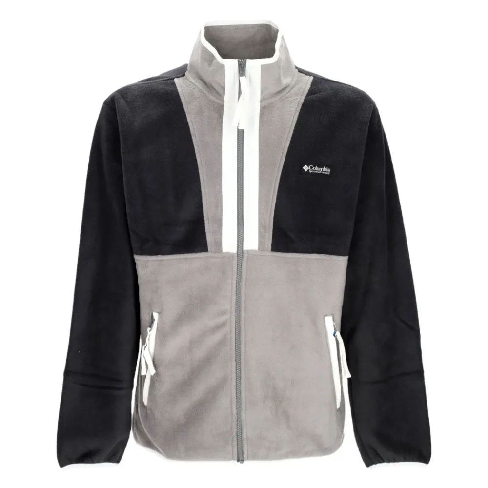 Fleece<Columbia Fuld lynlås fleecejakke Sort/ Grå