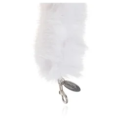 Tilbehør Til Tasker<Balenciaga Fur taskerem Hvid
