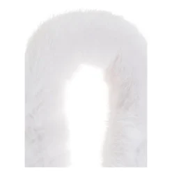 Tilbehør Til Tasker<Balenciaga Fur taskerem Hvid