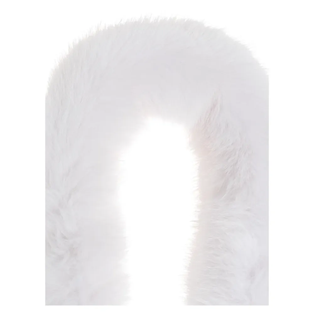 Tilbehør Til Tasker<Balenciaga Fur taskerem Hvid