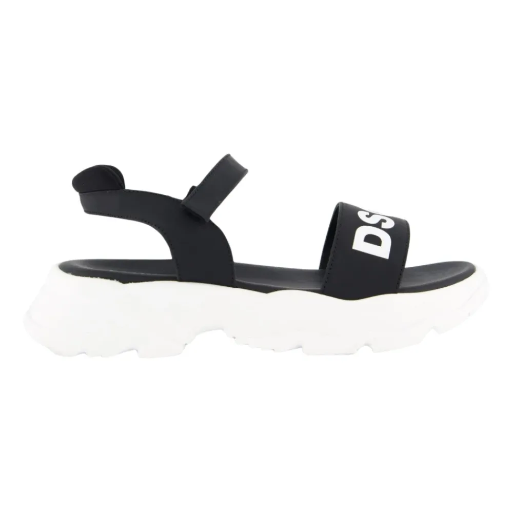 Sandaler^Dsquared2 Fusbet Sandaler med Print Sort