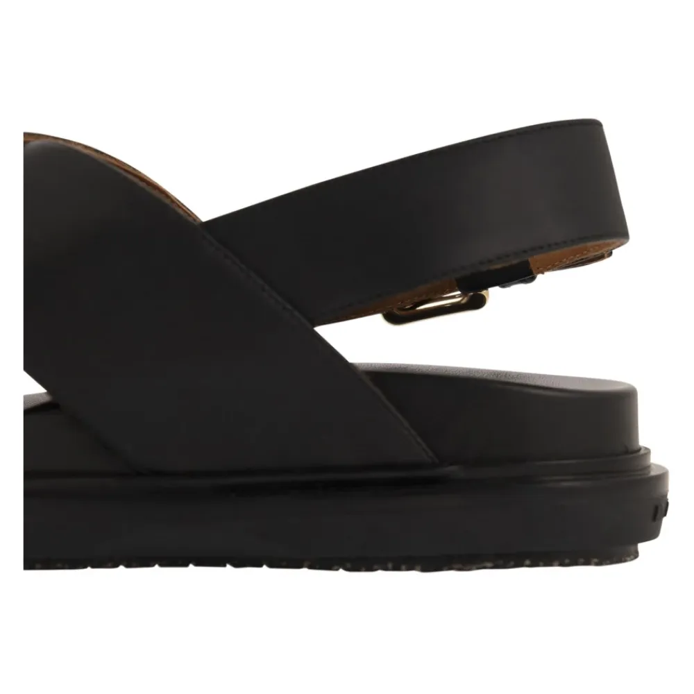 Sandaler<Marni Fussbett Sandaler Sort