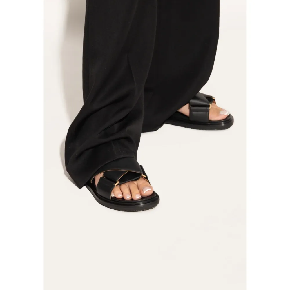 Sandaler<Marni Fussbett Sandaler Sort